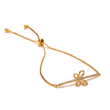 Crystal Bracelet Bow Shaped Drawstring Valentine Gift
