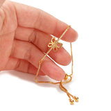 Crystal Bracelet Bow Shaped Drawstring Valentine Gift