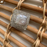 Zircon Net Red Bundy Flash Index Finger Ring for Women
