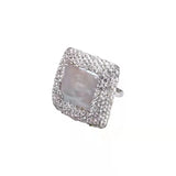 Zircon Net Red Bundy Flash Index Finger Ring for Women