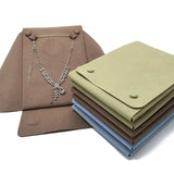 Microfiber Cloth Necklace Display Storage Pouch Pendant Pearl Necklace Holder