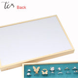 Green Jewelry Tray Ring Earring Organizer Drawers