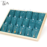 Green Jewelry Tray Ring Earring Organizer Drawers