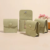 Mini Snap Button Cloth Bag Jewelry Storage Bag