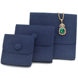 Microfiber Jewelry Storage Bag with Interlayer Button Bag