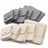 Microfiber Jewelry Storage Bag with Interlayer Button Bag