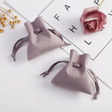 Microfiber Jewelry Packaging Velvet Envelope Pouches Small Gift Pouch