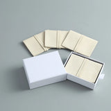 Microfiber Jewelry Pouch Envelope Gift Bag for Ring Earrings Necklace Packaging