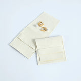 Microfiber Jewelry Pouches 8X8cm Small Business Organizer Packaging