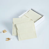 Microfiber Jewelry Pouches 8X8cm Small Business Organizer Packaging