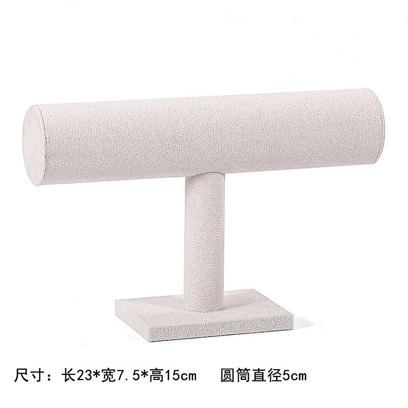 Microfiber Velvet Bracelet Display Rack Single Layer Bracelet Rack