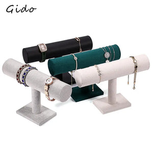 Microfiber Velvet Bracelet Display Rack Single Layer Bracelet Rack