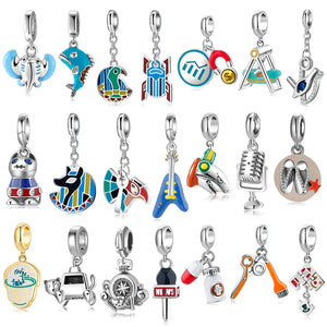 925 Sterling Silver Animals Beads Pendant for Bracelet Making