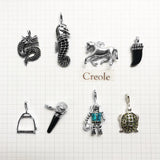 Sterling Silver Dragon Tooth Pendant Necklace
