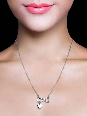 Middle East Infinity S925 Sterling Silver Necklace