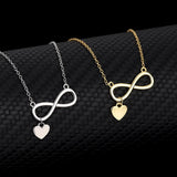 Middle East Infinity S925 Sterling Silver Necklace