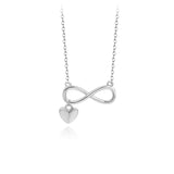 Middle East Infinity S925 Sterling Silver Necklace