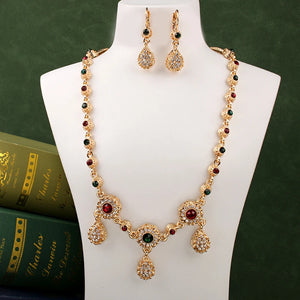 Water Drop Crystal Hair Chain Plated Forehead Jewelry