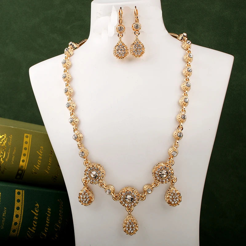 Water Drop Crystal Hair Chain Plated Forehead Jewelry