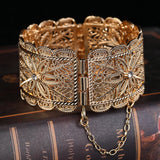 Middle Eastern Women's Wedding Bracelet, Unique Continuous Pattern