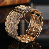 Middle Eastern Women's Wedding Bracelet, Unique Continuous Pattern