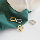 Miimalism 925 Silver Small Hoop Earrings Female Fine Jewelry EB050