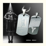 Military Army ID Dog Tags Tungsten Steel Name Necklace