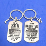 Military Tag Couple Gift A-z 26 Initials Lanyard for Keys Personalized Keyring