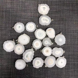 Milky Agates Slice Pendant Natural Crystal Agates Quartz Pendants