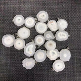 Milky Agates Slice Pendant Natural Crystal Agates Quartz Pendants