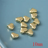 20pcs 10mm Letter Pattern Copper Floating Locket Charms DIY Jewelry Accessory