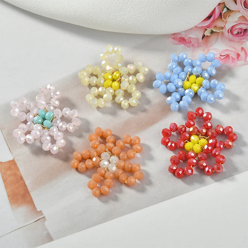 20pcs/lot 24mm Flowers Copper Floating Locket Charms DIY Jewelry