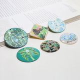 30pcs Plant Animal Print Acrylic Beads DIY Jewelry Earring Accessory