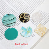 30pcs Plant Animal Print Acrylic Beads DIY Jewelry Earring Accessory