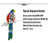 Rhinstone Bird Crystal Brooch Pins X0807