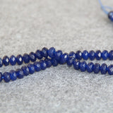 6*8mm Dark Chalcedony Beads Round Natural Stone 15inch