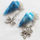 Mixed Nature Stone Pendulum Tibetan Animal Pendant Bead