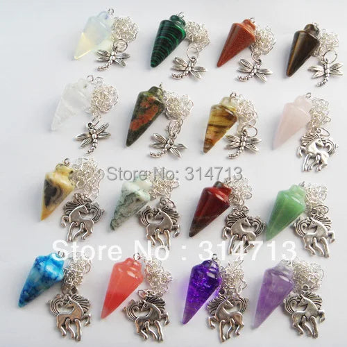 Mixed Nature Stone Pendulum Tibetan Animal Pendant Bead