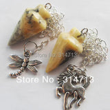 Mixed Nature Stone Pendulum Tibetan Animal Pendant Bead