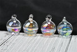 10pcs 25mm Water Core Geometry Glass Balls DIY Jewelry Earring Pendant Accessory
