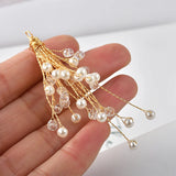 Copper Winding Tassel Metal Floating Locket Charms DIY Jewelry Accessory