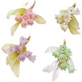 10pcs/lot Lily Tassel Copper Charms DIY Jewelry Accessory
