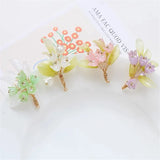 10pcs/lot Lily Tassel Copper Charms DIY Jewelry Accessory
