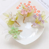 10pcs/lot Lily Tassel Copper Charms DIY Jewelry Accessory