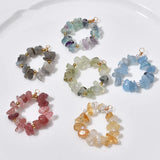 10pcs/lot Stone Decoration Copper Wire Charms DIY Jewelry Earring Accessory