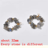10pcs/lot Stone Decoration Copper Wire Charms DIY Jewelry Earring Accessory
