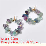 10pcs/lot Stone Decoration Copper Wire Charms DIY Jewelry Earring Accessory