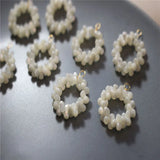 Shell Beads Decoration Copper Charms DIY Jewelry Earring Accessory