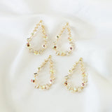 Water Droplets Zircon Decoration Floating Locket Charms DIY Jewelry