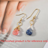 Water Drop Store Decoration Geometry Locket Charms DIY Earring Accessory